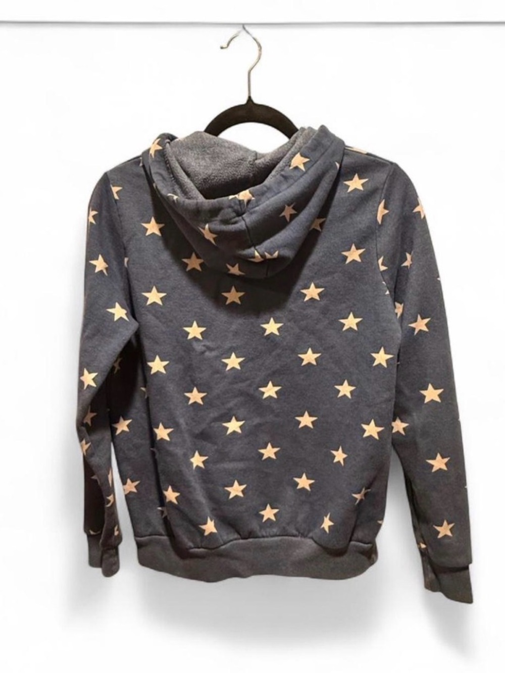 Alternative Navy Hoodie with Tan Star Print - Picture 6 of 6